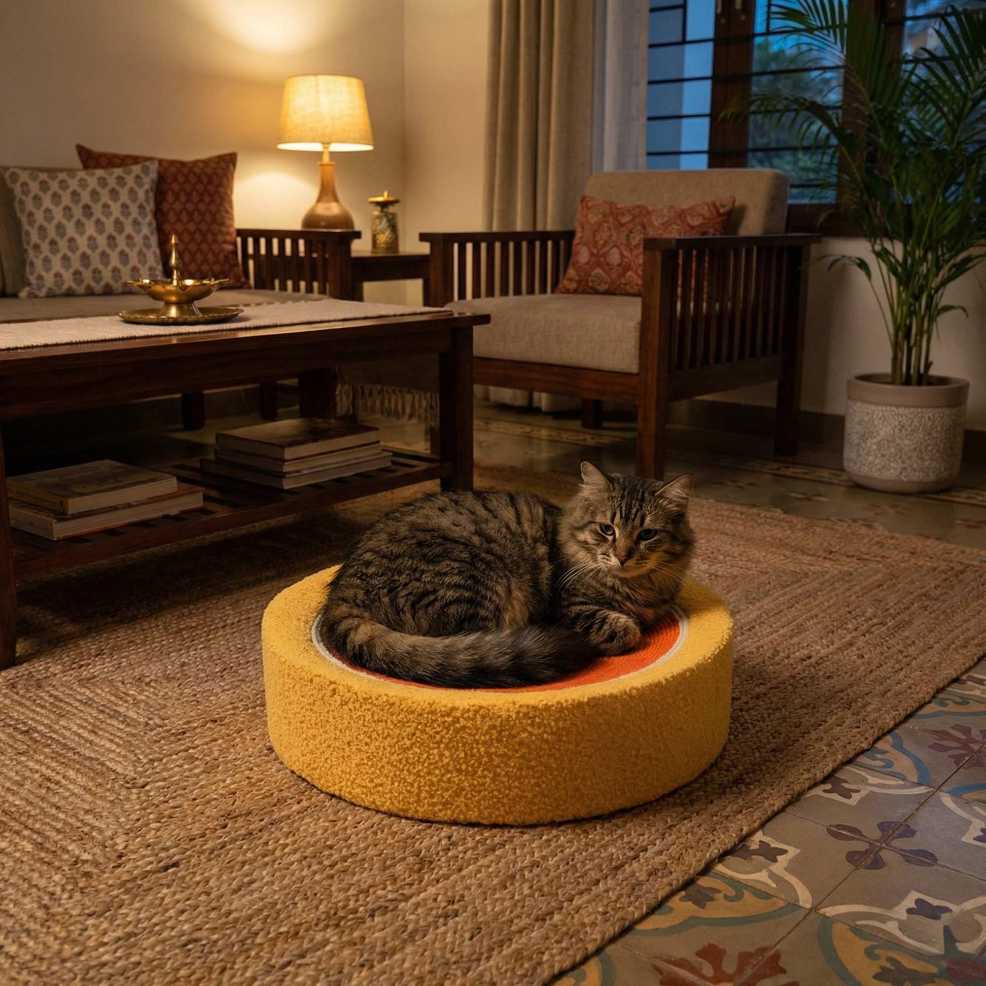 Orange Cat Bed