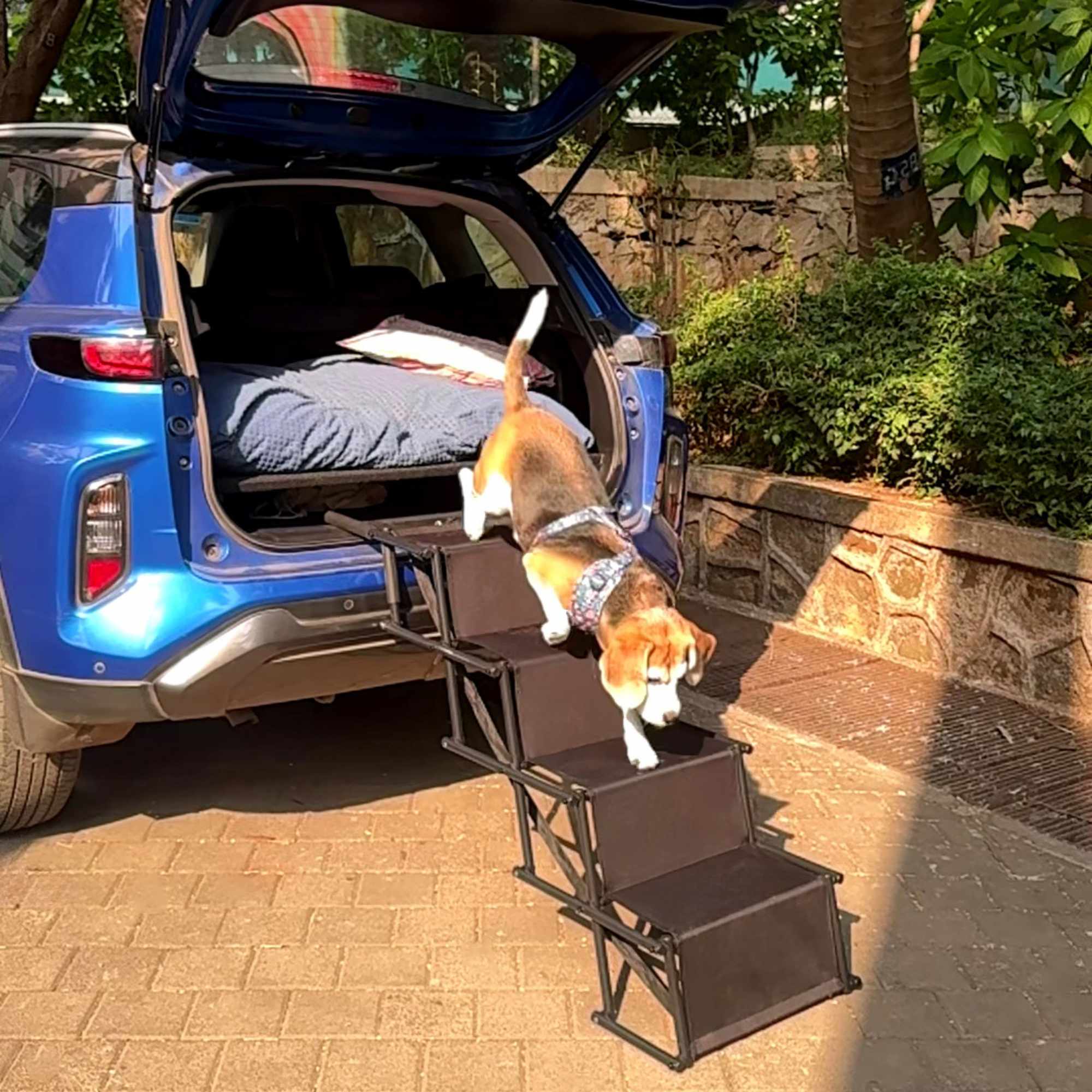Foldable Car Pet Stairs