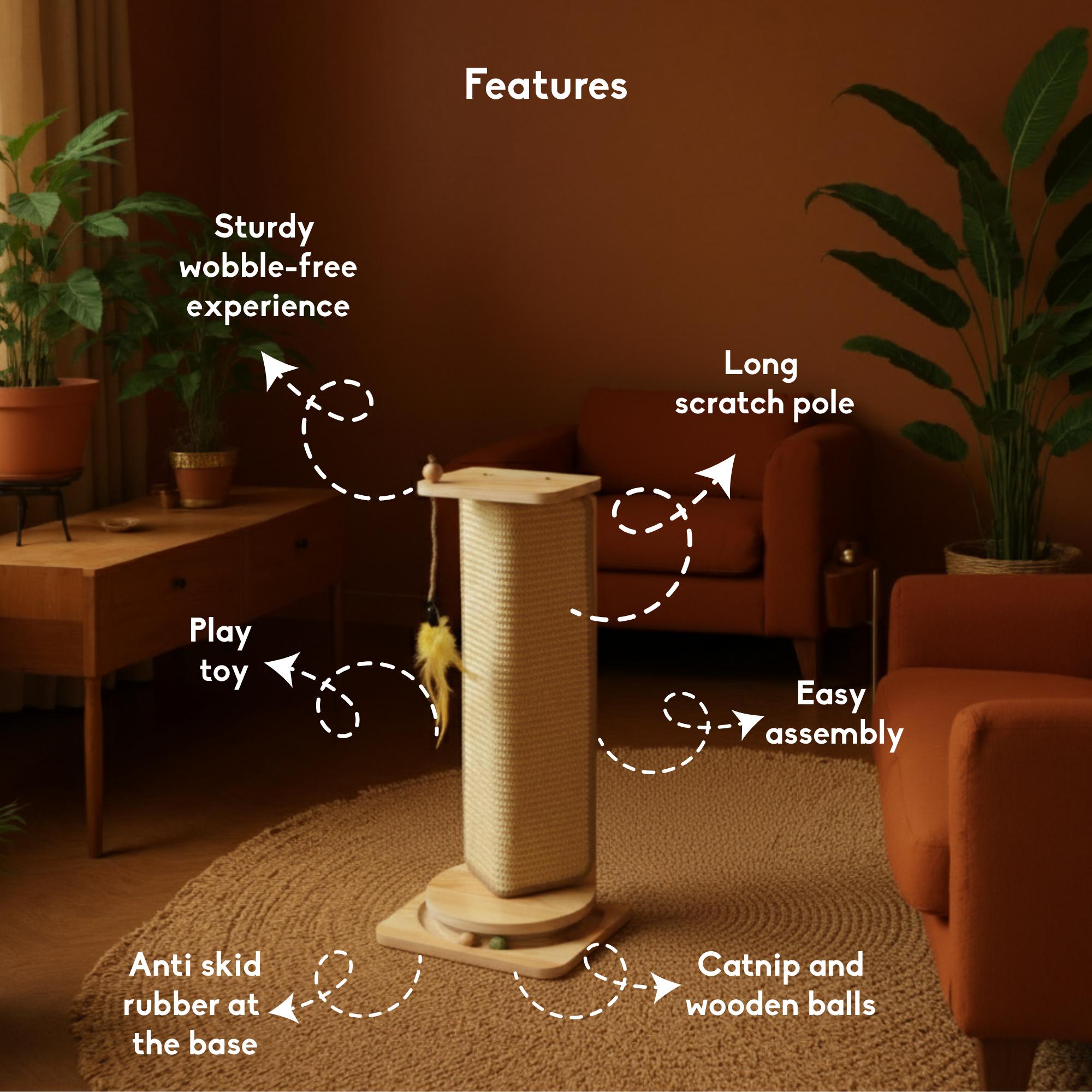 Cat Wall Scratcher Plus