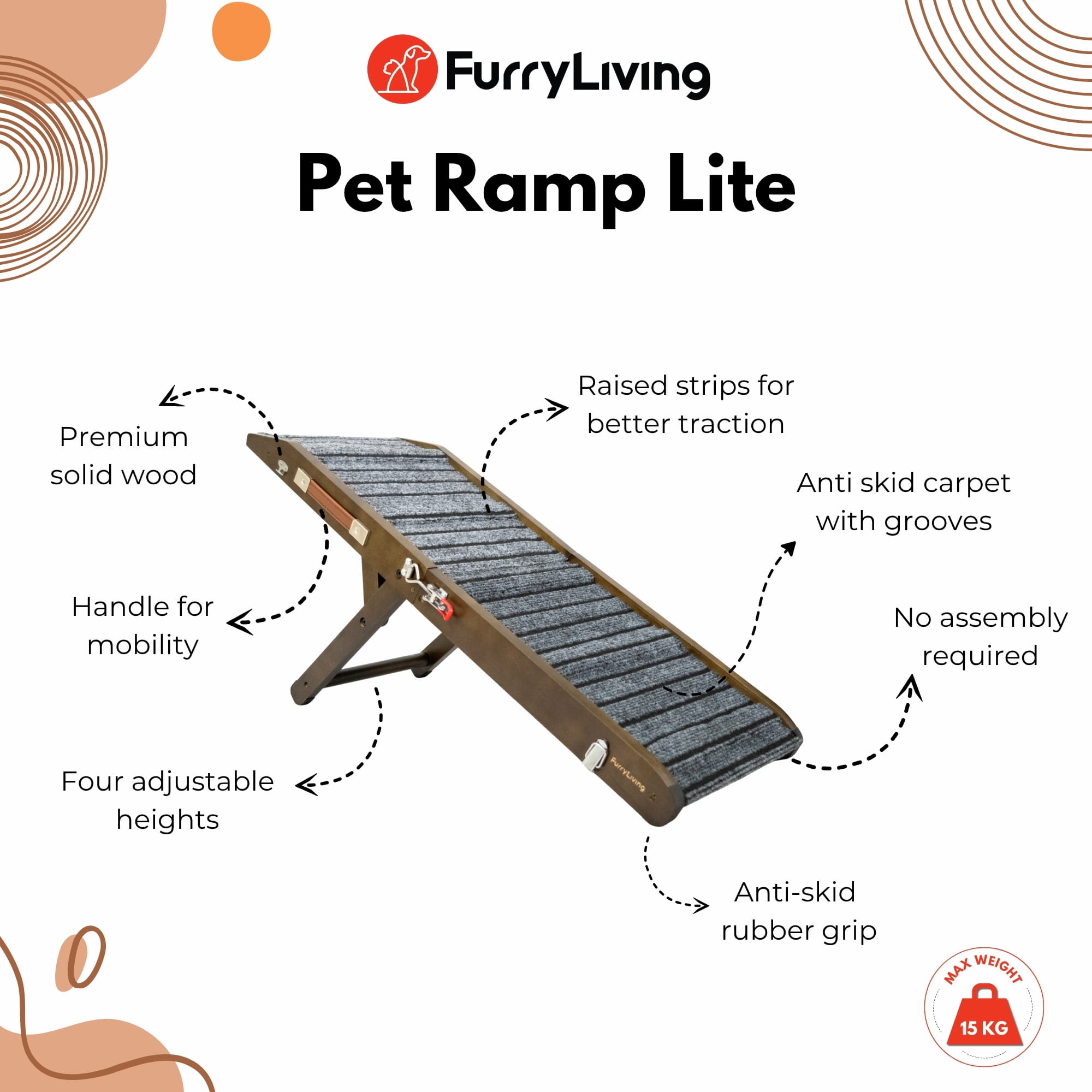 Pet Ramp Lite (For pets up to 15 kgs)