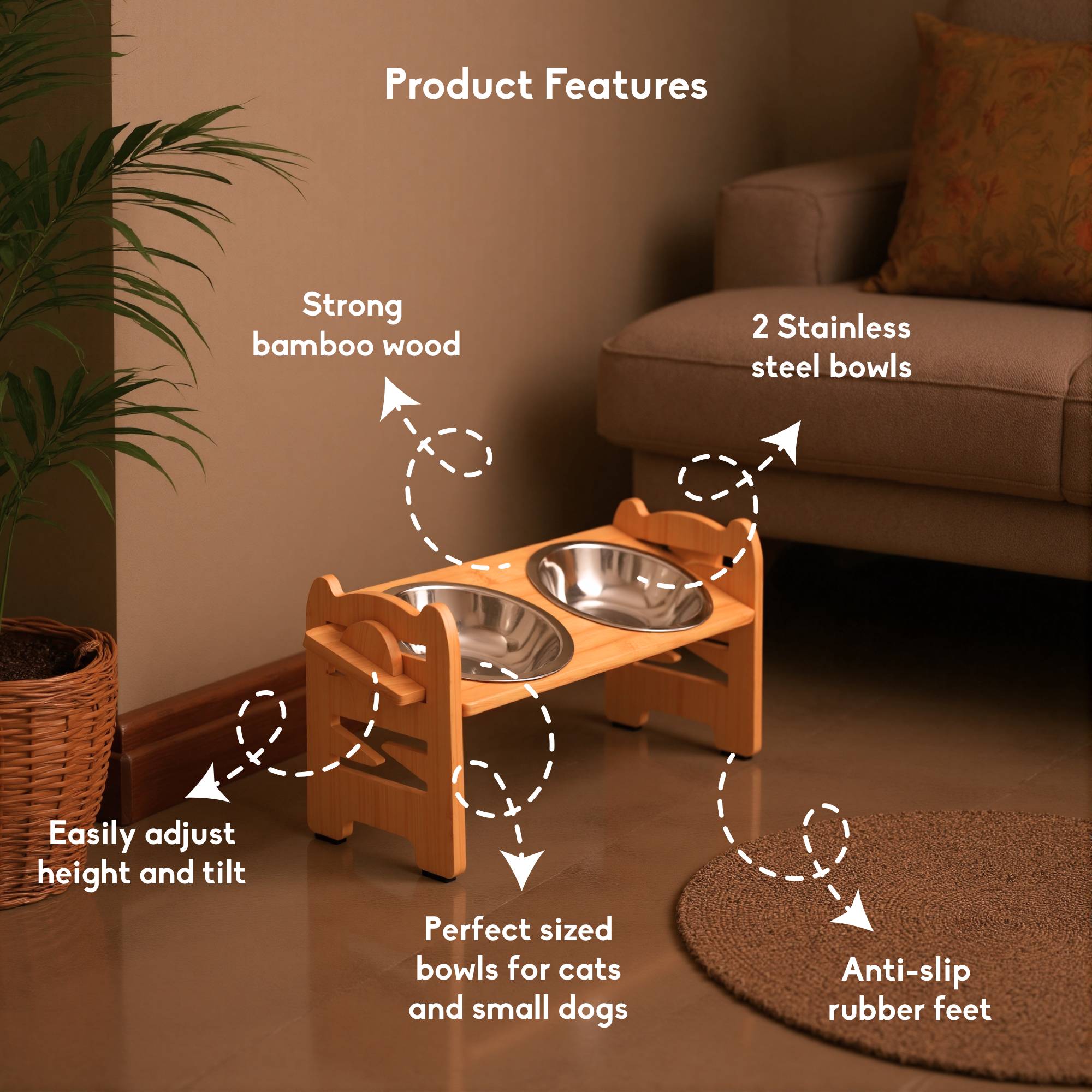 Modo Elevated Pet Feeder