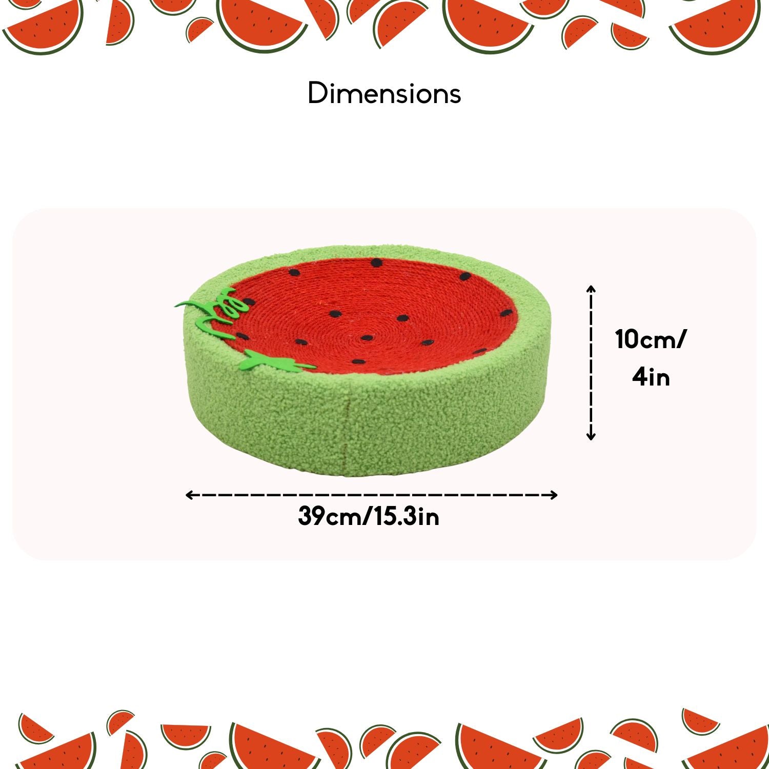 Watermelon Cat Bed
