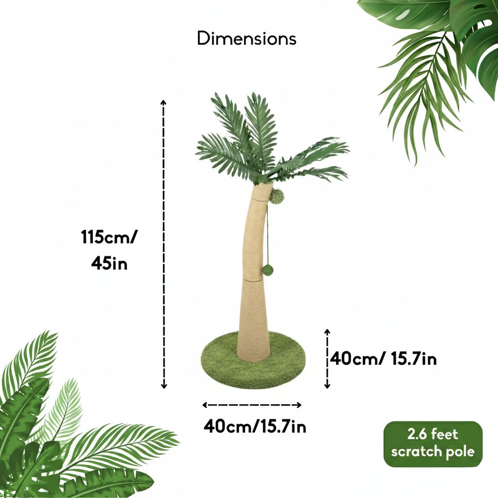 Coconut Tree Cat Scratching Post