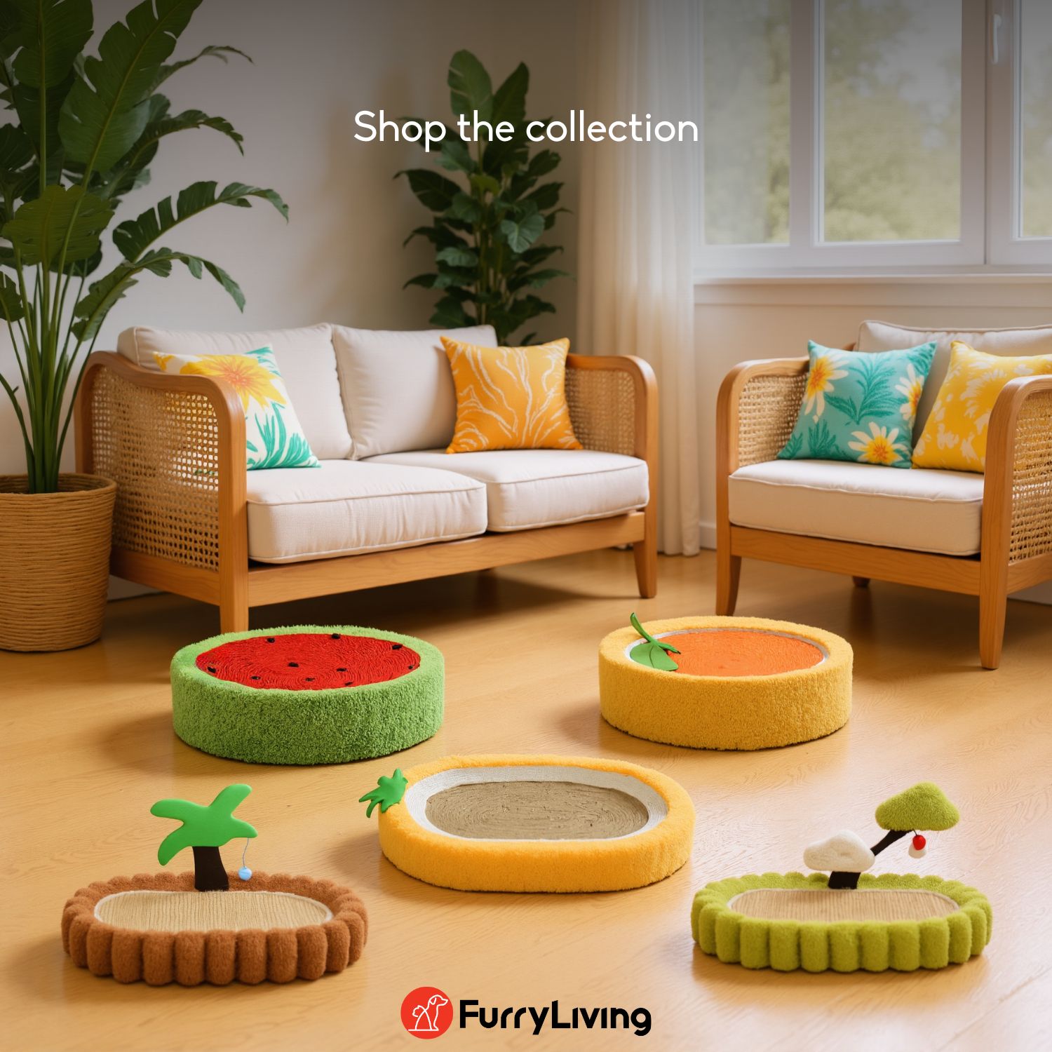 Watermelon Cat Bed