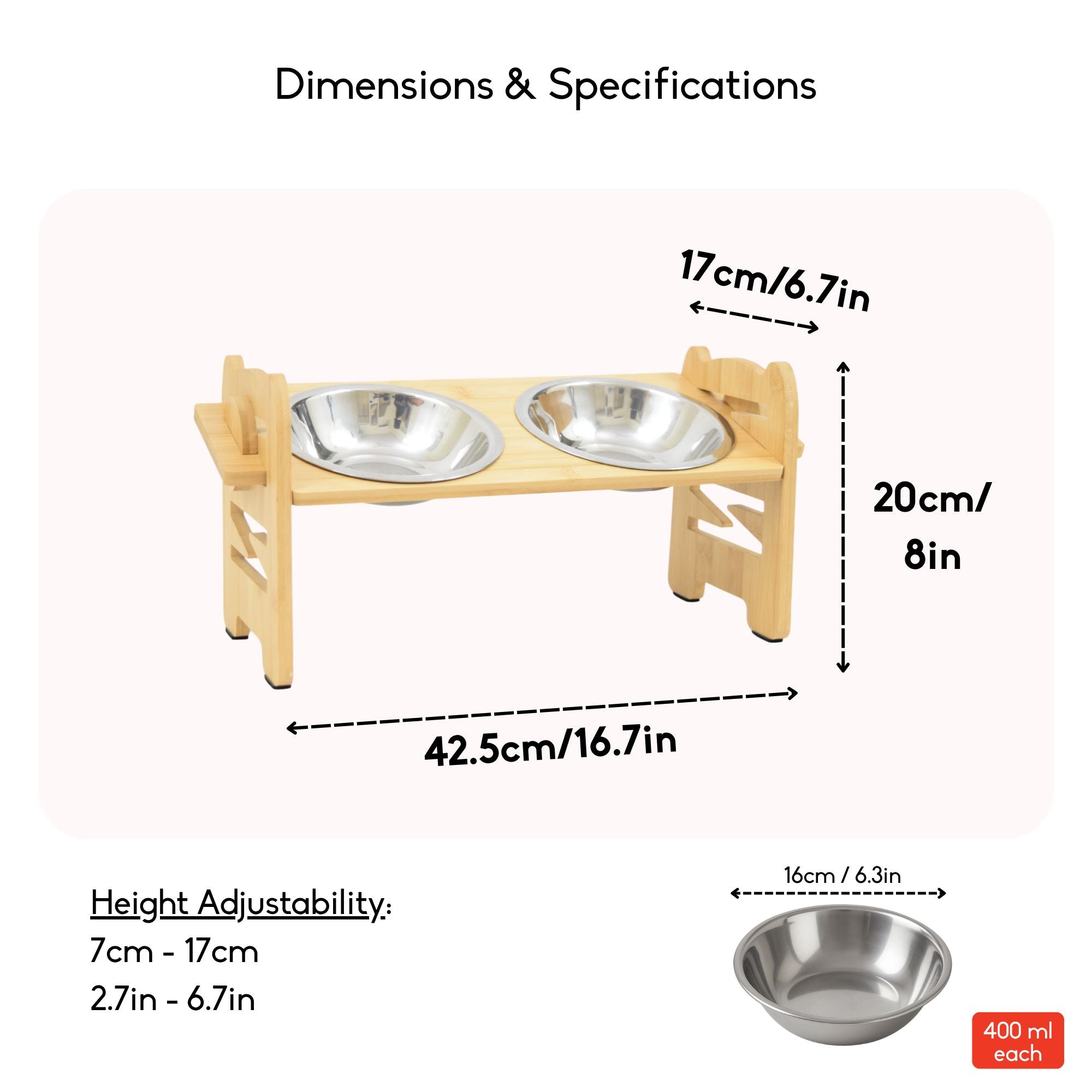 Modo Elevated Pet Feeder